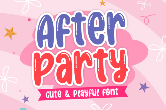 After Party: A Playful Display Font for Editorial Design