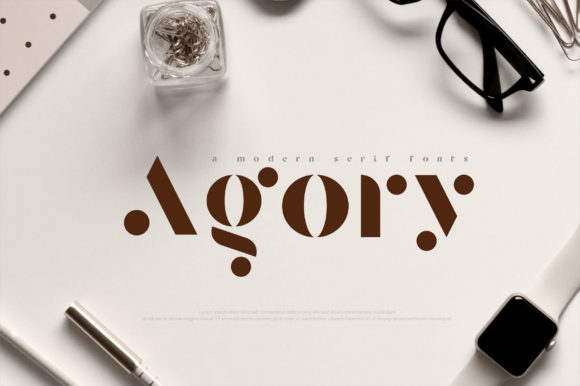 Agory: A Bold and Unique Display Font for Creative Projects