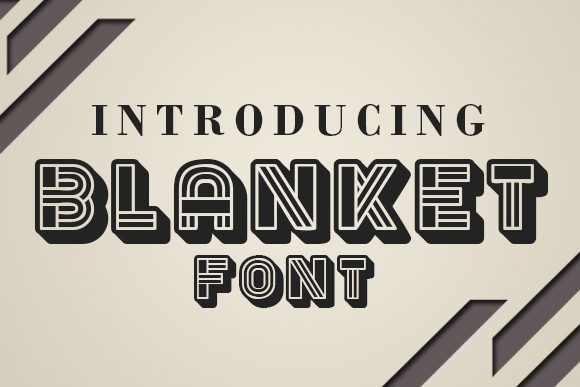 Blanket: A Vintage 3D Display Font for Business Branding