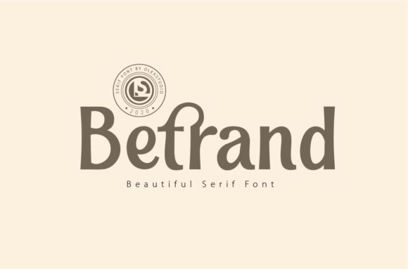Discover Betrand: An Elegant and Versatile Display Font