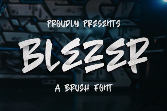 Discover Blezer: A Bold and Chunky Brushed Display Font