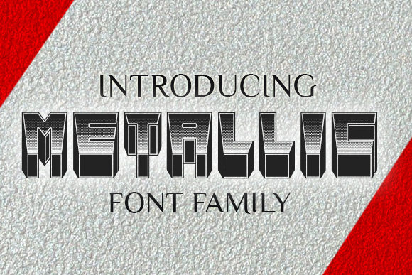 Discover Metallic: A Premium Display Font for Editorial Design