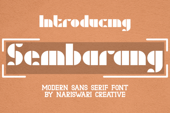 Discover Sembarang: A Bold and Unique Display Font