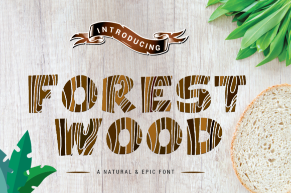 Discover the Elegance of Forest Wood: A Display Font for Editorial Design