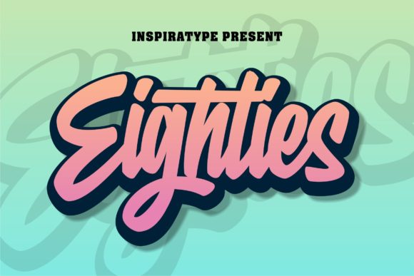 Eighties: A Retro Display Font for Creative Branding