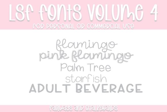 Enhance Your Brand with LSF Volume 4 Fonts