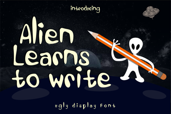 Enhance Your Brand with the Alien Learns to Write Font
