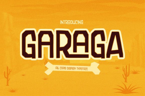 Garaga: A Dazzling Font for Creative Business Branding