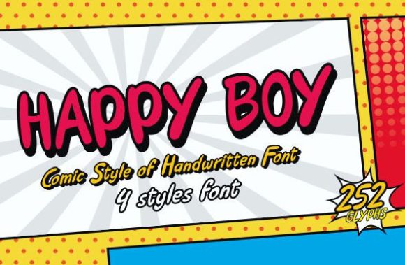 Happy Boy: The Perfect Display Font for Your Brand