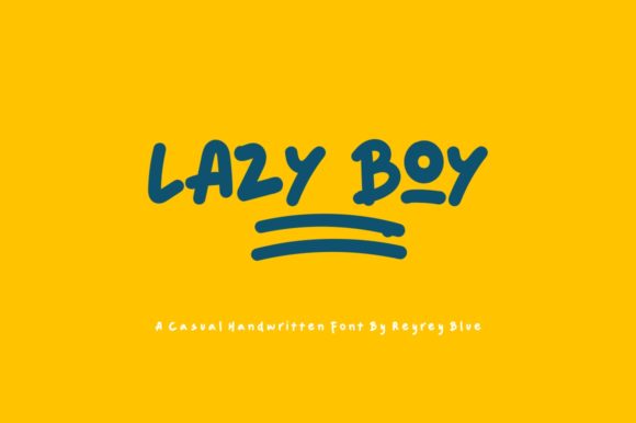 Lazy Boy: A Bold and Clean Font for Editorial Design