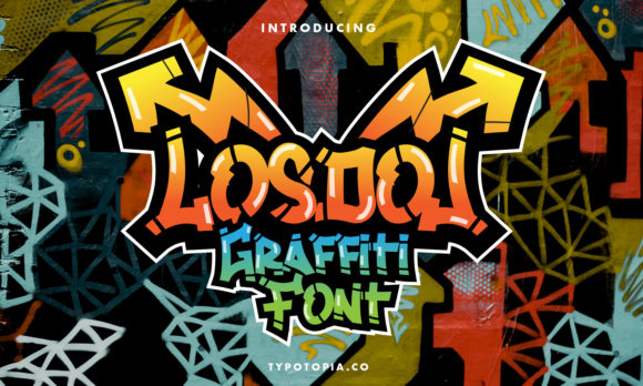 Losdol: A Vibrant Graffiti-Style Font for Editorial Design