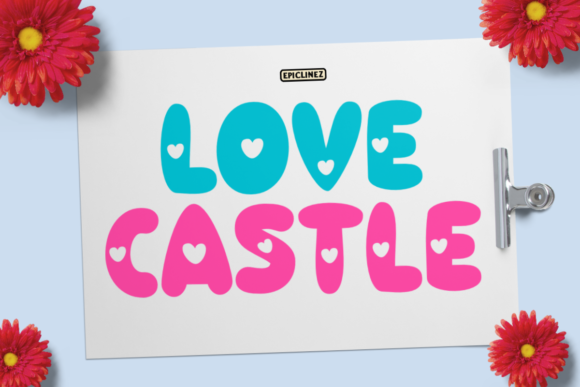Love Castle: A Playful Font for Creative Makers