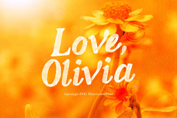 Love, Olivia: A Stylish Display Font for Editorial Design