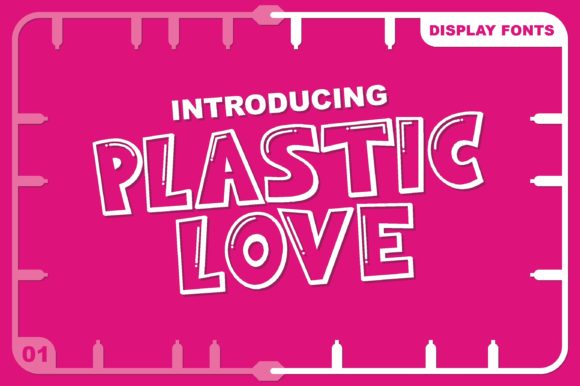 Plastic Love: A Cheerful Display Font for Engaging Web Design