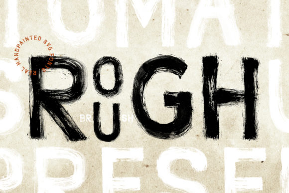 Rough: A Bold and Unique Display Font for Creative Projects