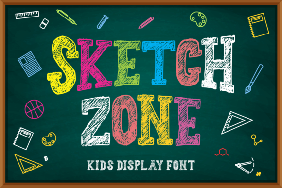Sketch Zone: A Unique Display Font for Creative Projects