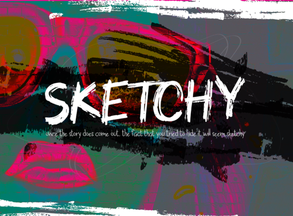 Sketchy: A Charming Display Font for Editorial Design