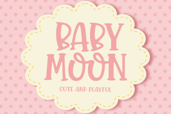 Unleash Creativity with Baby Moon Font