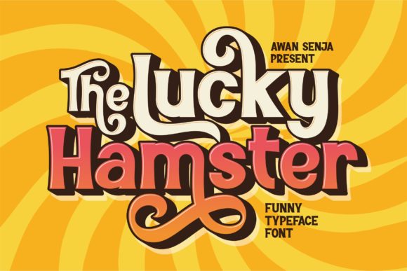 Unlock Creativity with The Lucky Hamster Display Font