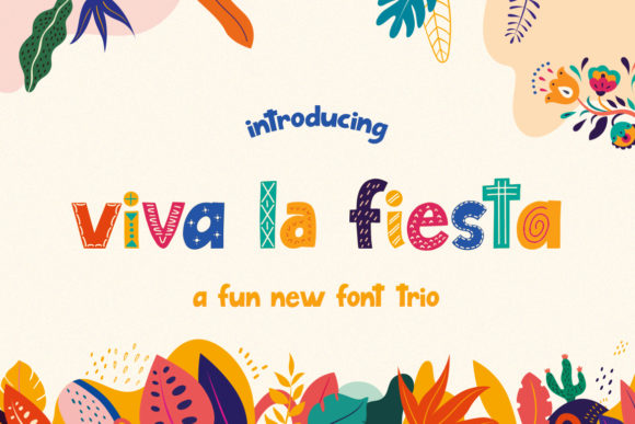 Viva La Fiesta: A Joyful Display Font for Creative Makers
