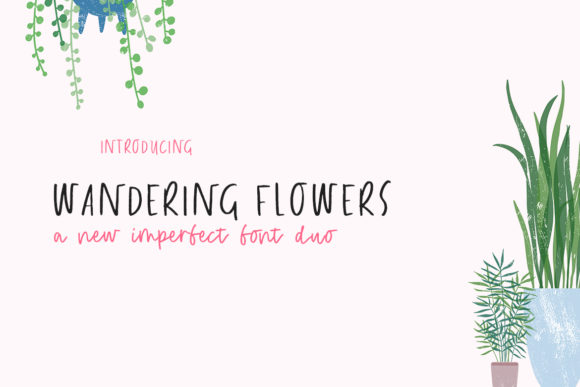 Wandering Flowers: A Versatile Font for Creative Marketers