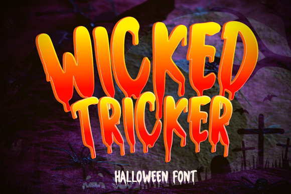 Wicked Tricker: The Perfect Spooky Display Font for Halloween Campaigns