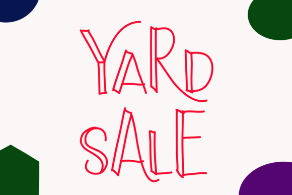 Yard Sale: A Joyful and Unique Display Font for Web Design